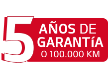 5 años de garantía